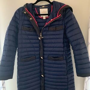 Kate Spade Navy Puffer Coat